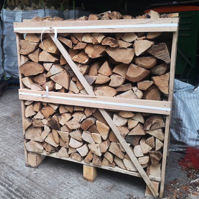 1.17 Cubic Meter Stacked Kiln Dried Oak Ash And Hornbeam