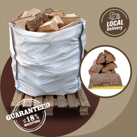 Buy Kiln Dried Ash Logs Large Tonne Bag